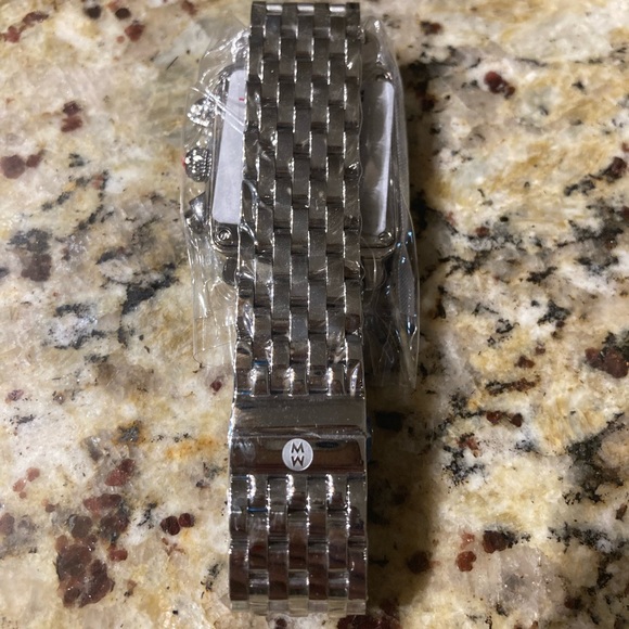 MICHELE Deco XL Stainless-Steel Diamond Watch - Picture 4 of 6